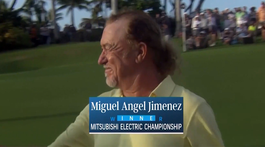 Miguel Angel Jiménez starts another Champions season with win in Hawaii